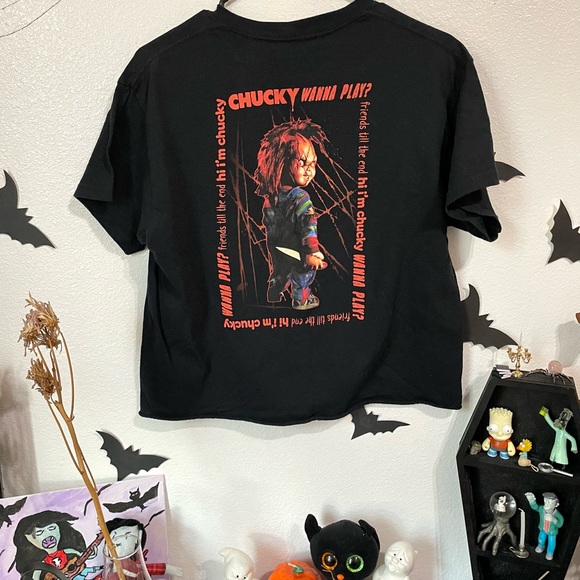 Horror Movie Chucky Childs play Halloween graphic tee - Picture 1 of 16